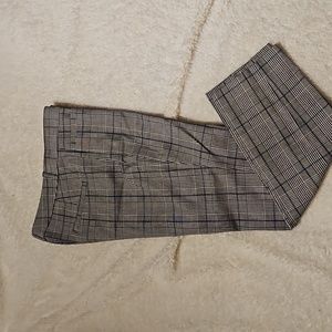 Banana Republic Glen Plaid Ankle Pant - sz 8